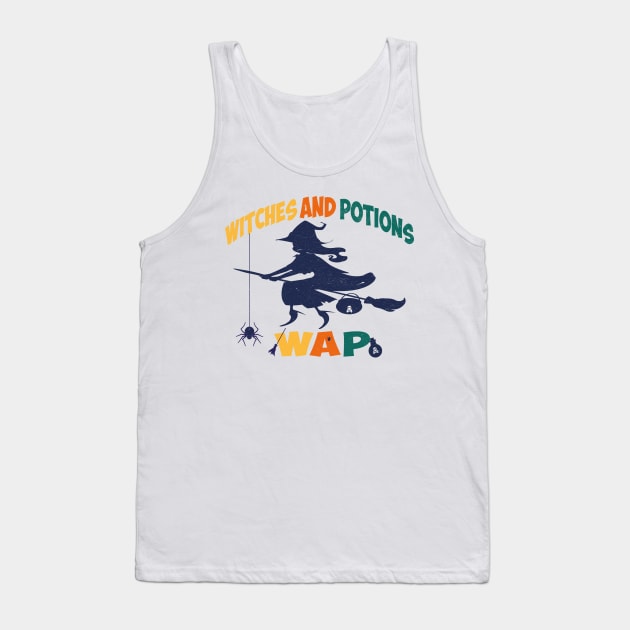 Witches and Potions Tank Top by MZeeDesigns